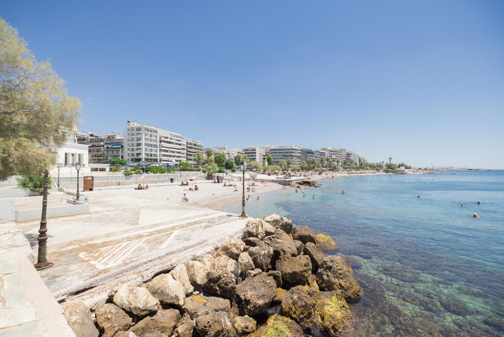 Athens Riviera, Seaview, Beachfront, Lux Apartment On Starbucks Building ภายนอก รูปภาพ